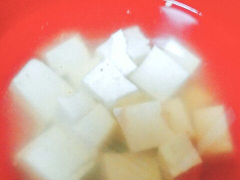 豆腐のすまし汁